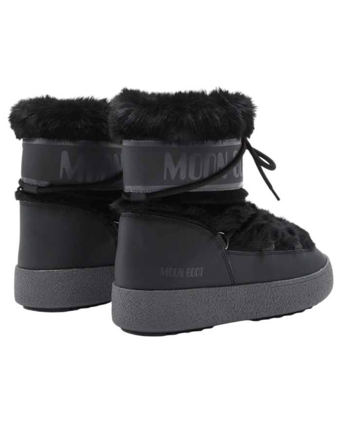 Stivali da Neve Donna Moon Boot MB LTrack Low Faux Fur Wp Black