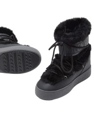 Stivali da Neve Donna Moon Boot MB LTrack Low Faux Fur Wp Black