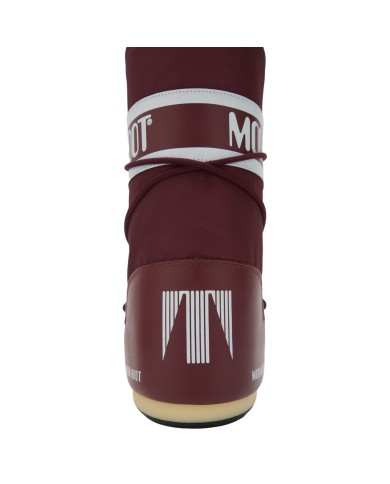 Stivali da Neve Donna Moon Boot Icon In Nylon Bordeaux