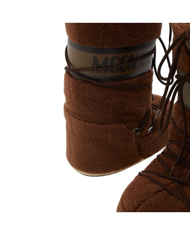 Stivali da Neve Donna Moon Boot MB Stivale Icon Fleece In Teddy Marrone