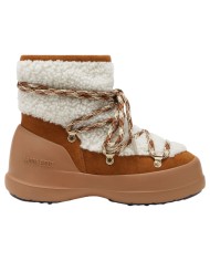 Stivali da Neve Donna Moon Boot MB Stivale Luna Boot Shearling Marrone