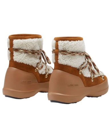 Stivali da Neve Donna Moon Boot MB Stivale Luna Boot Shearling Marrone
