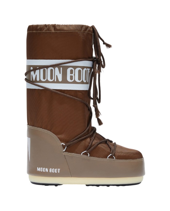 Stivali da Neve Donna Moon Boot Stivale MB Icon Nylon Marrone