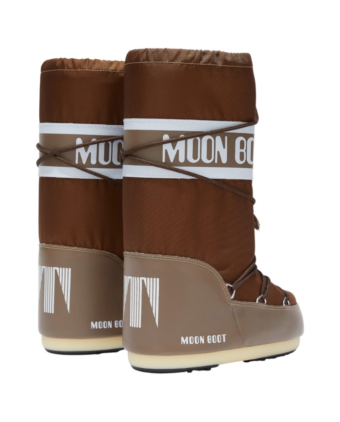 Stivali da Neve Donna Moon Boot Stivale MB Icon Nylon Marrone
