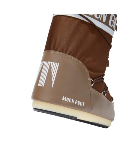 Stivali da Neve Donna Moon Boot Stivale MB Icon Nylon Marrone