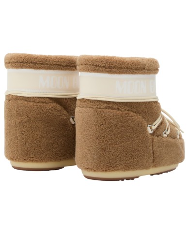 Stivali da Neve Donna Moon Boot Stivale MB Icon Low In Teddy Color Cammello