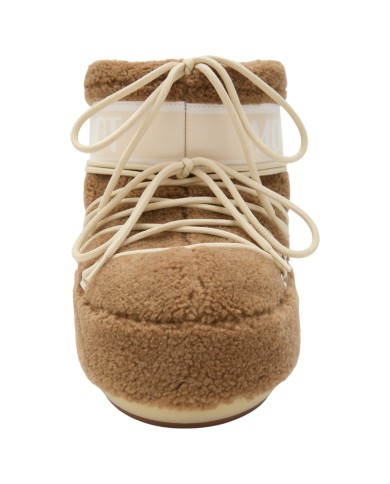 Stivali da Neve Donna Moon Boot Stivale MB Icon Low In Teddy Color Cammello