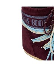 Stivali da Neve Donna Moon Boot Stivale MB Icon Low In Pelle Scamosciata Bordeaux