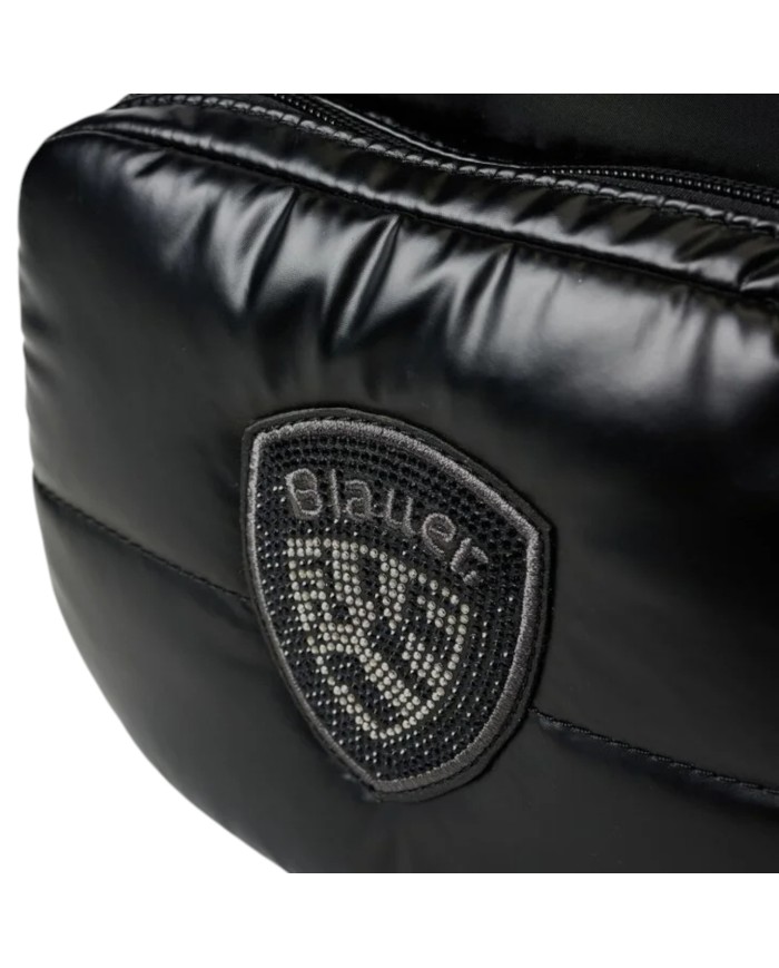 Zaino Blauer Donna Wave 04 Pad Glitter Logo Nylon Black