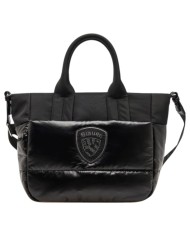 Shopper Blauer Donna Quartxs 01 Pad Glitter Logo Nylon Black