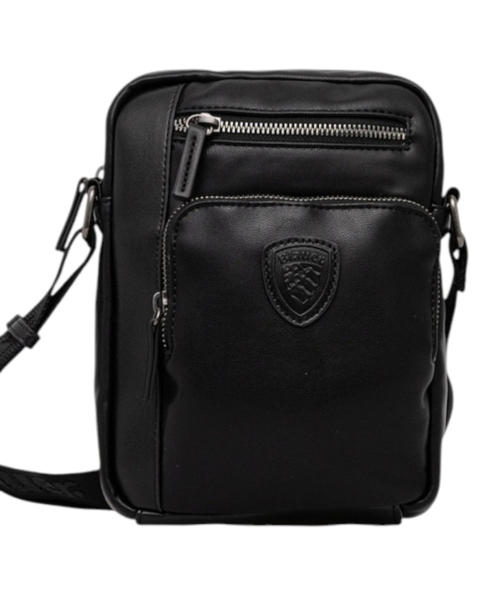 Borsello Blauer Uomo Crosby 02 Patch Logo Leather Black