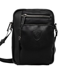 Borsello Blauer Uomo Crosby 02 Patch Logo Leather Black