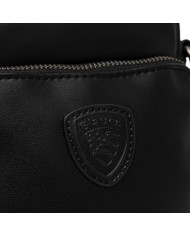 Borsello Blauer Uomo Crosby 02 Patch Logo Leather Black