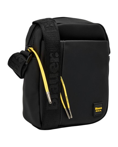 Borsello Blauer Uomo Jerry 03 Patch Logo Rubber Black