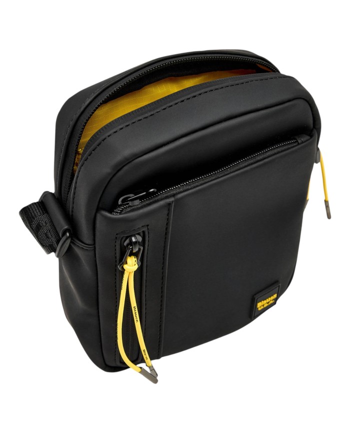 Borsello Blauer Uomo Jerry 03 Patch Logo Rubber Black