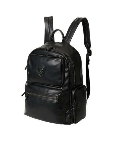Zaino Blauer Uomo Gkb 02 Shield Logo Leather Black