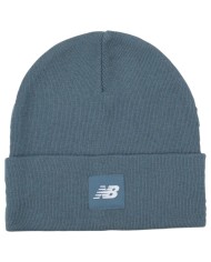 Cappello Uomo New Balance Flying NB Knit Cuffed Beanie Light Blue Sky