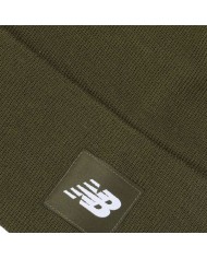 Cappello Uomo New Balance Flying NB Knit Cuffed Beanie Olive Green