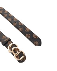 Cintura Guess Donna 4G Logo Peony Reversibile Leather Mocha