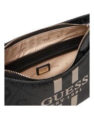 Borsa Guess Donna Noelle II 4G Logo Doppia Fascia Con Tracolla Coal