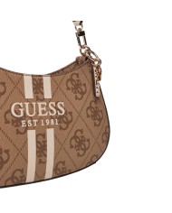 Borsa Guess Donna Noelle II 4G Logo Doppia Fascia Con Tracolla Latte