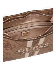 Borsa Guess Donna Noelle II 4G Logo Doppia Fascia Con Tracolla Latte