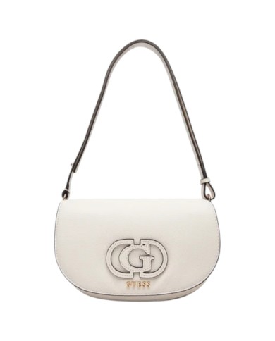 Borsa Guess Donna Calebra G Logo Tracolla Leather Off White