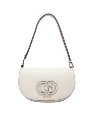 Borsa Guess Donna Calebra G Logo Tracolla Leather Off White