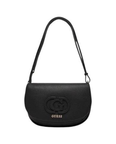 Borsa Guess Donna Calebra G Logo Tracolla Leather Black