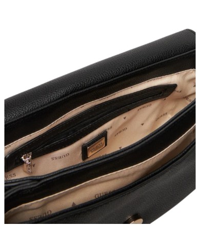 Borsa Guess Donna Calebra G Logo Tracolla Leather Black