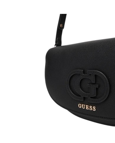 Borsa Guess Donna Calebra G Logo Tracolla Leather Black