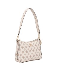 Borsa Guess Donna Daryna II 4G Logo Peony Tracolla Leather Cream
