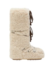 Stivali da Neve Donna Moon Boot MB Stivale Icon Curley Extra Ecru'