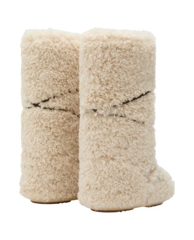 Stivali da Neve Donna Moon Boot MB Stivale Icon Curley Extra Ecru'