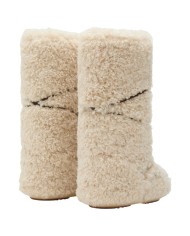 Stivali da Neve Donna Moon Boot MB Stivale Icon Curley Extra Ecru'