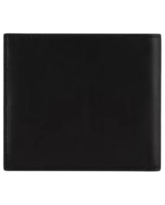 Portafoglio Uomo Armani Exchange Portacarte AX Logo Leather Black