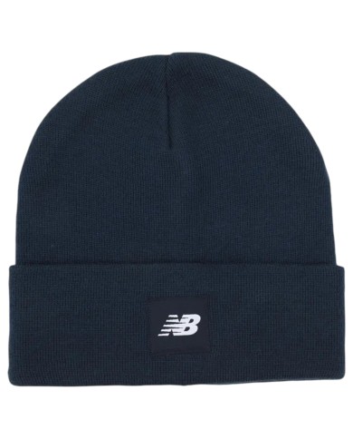 Cappello Uomo New Balance Flying NB Knit Cuffed Beanie Dark Blue