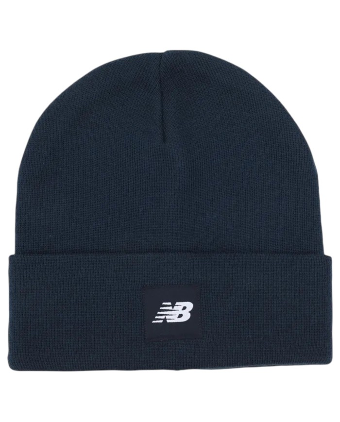 Cappello Uomo New Balance Flying NB Knit Cuffed Beanie Dark Blue