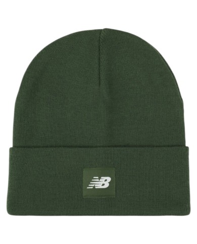 Cappello Uomo New Balance Flying NB Knit Cuffed Beanie Green