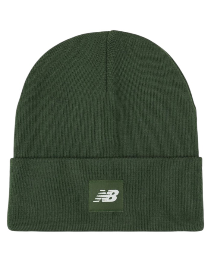 Cappello Uomo New Balance Flying NB Knit Cuffed Beanie Green