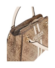 Borsa Guess Donna Noelle II 4G Logo Tracolla Leather Latte