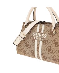 Borsa Guess Donna Noelle II 4G Logo Tracolla Leather Latte