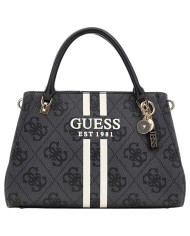 Borsa Guess Donna Noelle II 4G Logo Tracolla Leather Coal