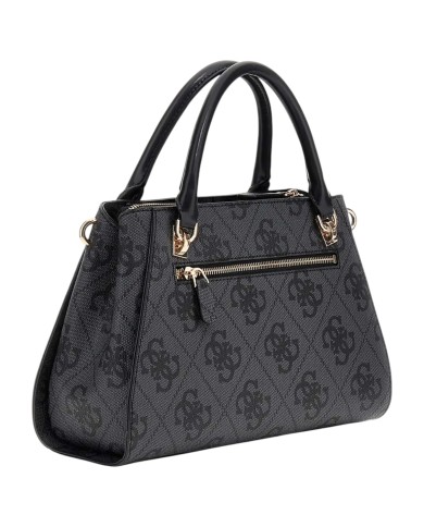 Borsa Guess Donna Noelle II 4G Logo Tracolla Leather Coal