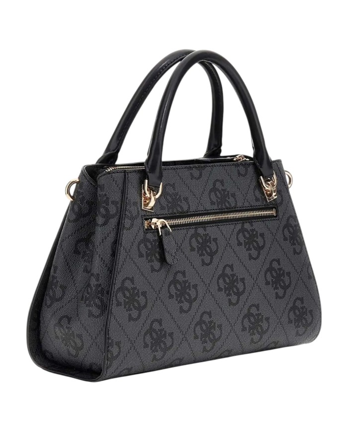 Borsa Guess Donna Noelle II 4G Logo Tracolla Leather Coal