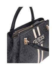 Borsa Guess Donna Noelle II 4G Logo Tracolla Leather Coal