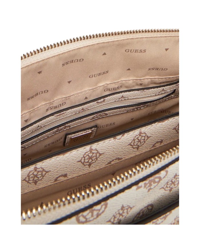 Borsa Guess Donna Daryna II 4G Logo Peony Tracolla Leather Cream