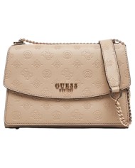 Borsa Guess Donna Phoebe 4G Logo Peony Tracolla Leather Taupe