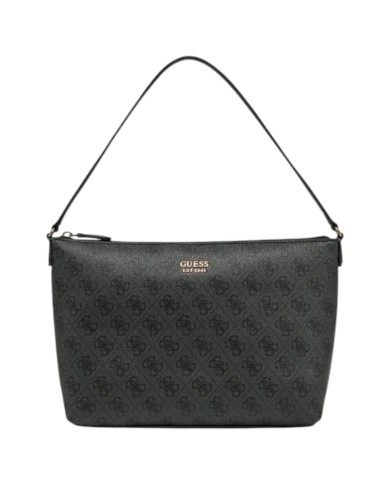 Shopper Donna Guess Brenton Con Pochette 4G Logo Leather Coal