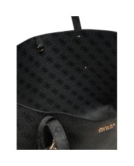 Shopper Donna Guess Brenton Con Pochette 4G Logo Leather Coal